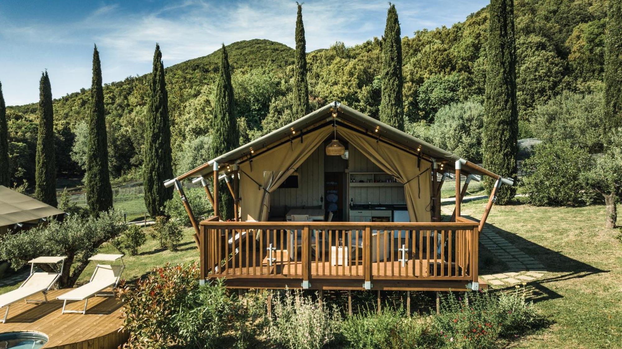 Glamping Le Tegole Hotel Riparbella Exterior photo